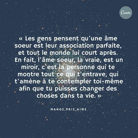 citation ame soeur|25 citations sur les âmes